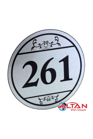 Yuvarlak Kapı Numarası Yuvarlak Kapı Numarası