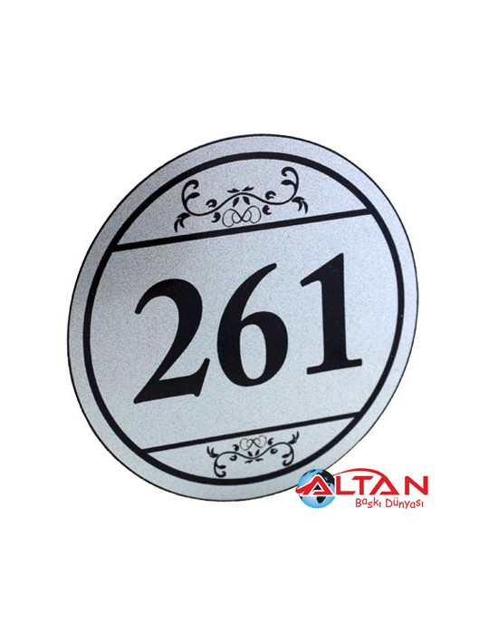 Yuvarlak Kapı Numarası Yuvarlak Kapı Numarası