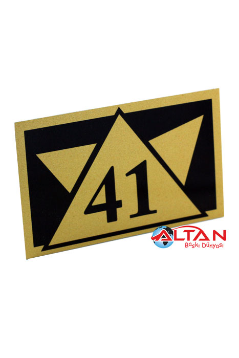 Daire Metal Kapı Numaraları Daire Metal Kapı Numaraları