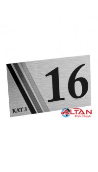 Daire Kapı Numarası İmalatı Daire Kapı Numarası İmalatı