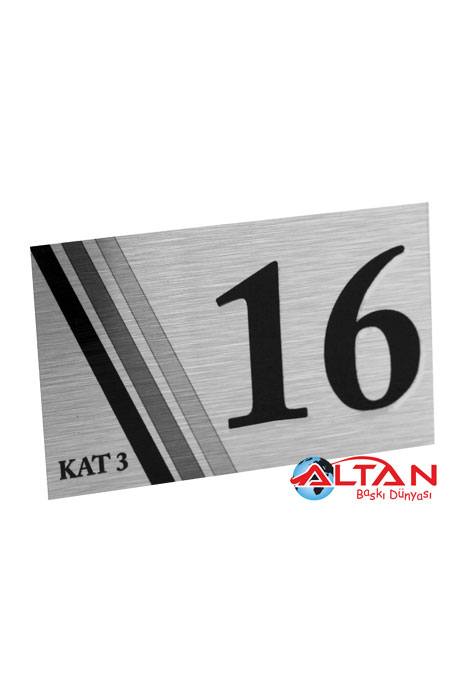 Daire Kapı Numarası İmalatı Daire Kapı Numarası İmalatı