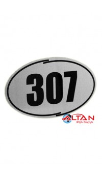 Oval Metal Kapı Numarası Modelleri Oval Metal Kapı Numarası Modelleri
