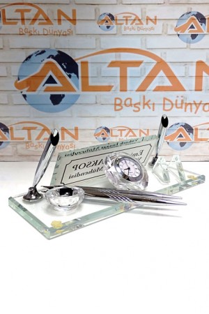 Tek Kalemli Saatli Masa İsimliği
